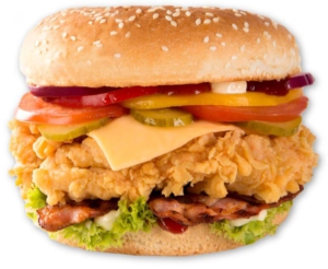 chicken burger fotos gratuitas