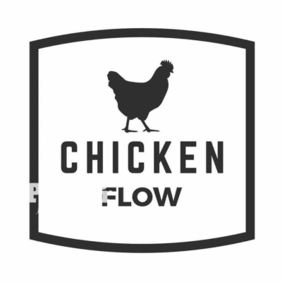 logo gratuito con pollo crujiente