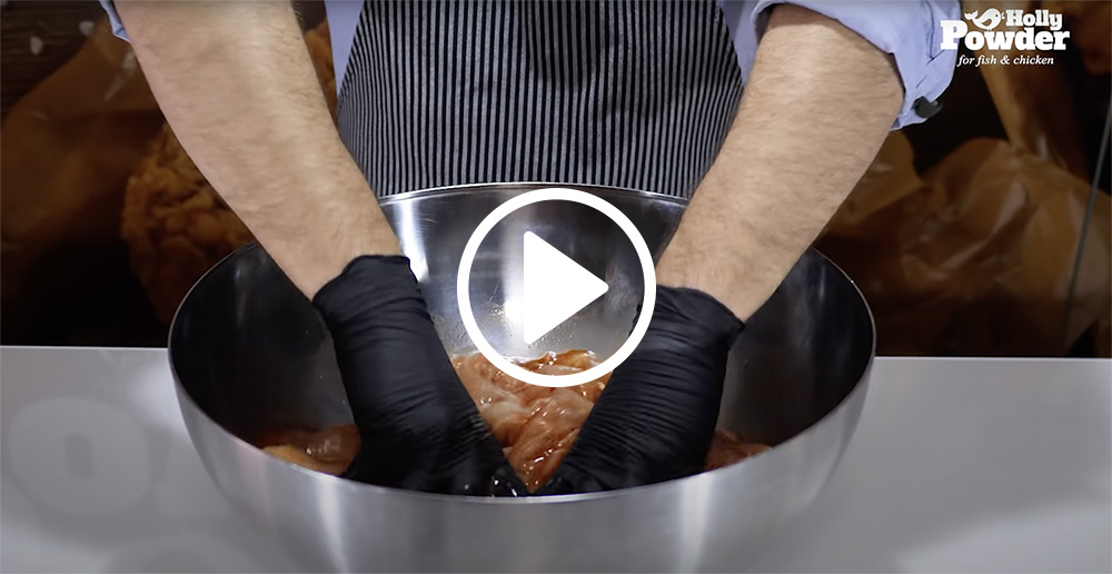 instrucción de cómo marinar el pollo vídeo