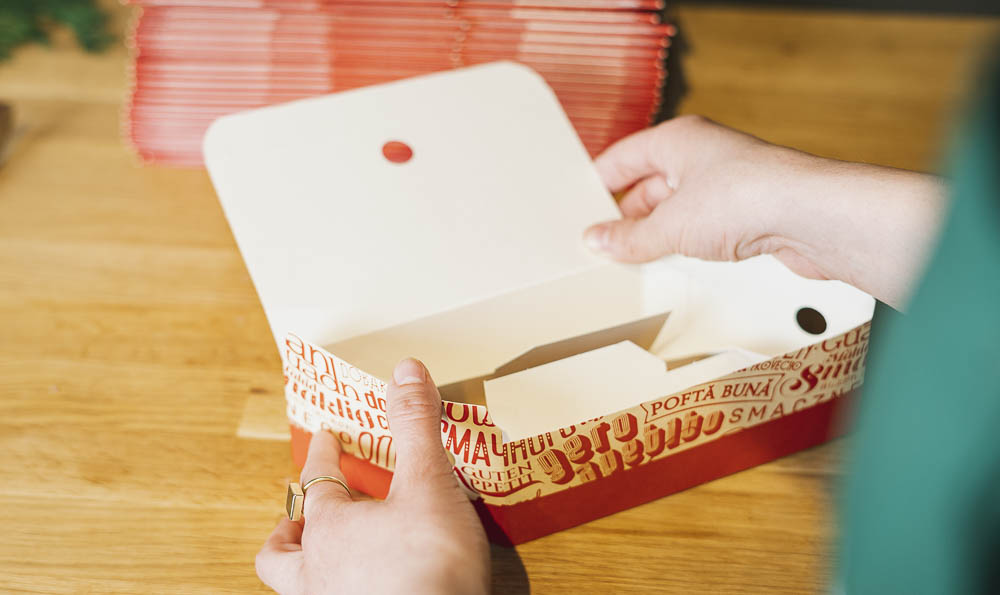 una caja para plegar