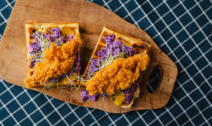 gofres de pollo para niños idea para los gofres salados