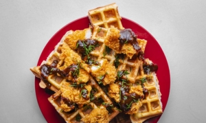 gofres salados de pollo Pollo en empanado Holly Powder,