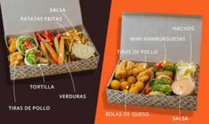 contenedores prácticos para aperitivos contenedores prácticos para aperitivos Party Box