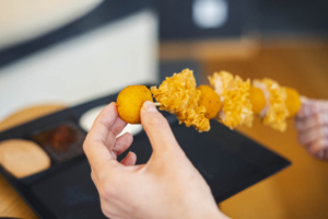 Snack de pollo empanado