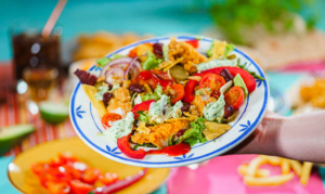 Ensalada mexicana de pollo