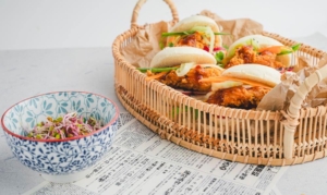 Pollo sencillo al estilo asiático