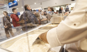 Holly Powder durante la feria Eurogastro