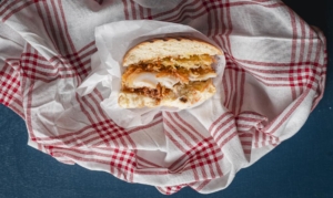 Fishburger con brotes