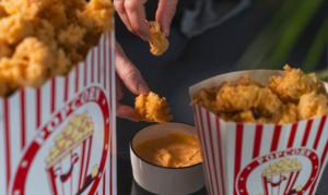 El «chicken popcorn» (palomitas de pollo)